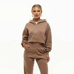 Conjunto de pantalones de dos piezas, chándales de mujer, trajes de Jogger con capucha, conjunto de pantalones de chándal de 2 piezas - Product Image 3