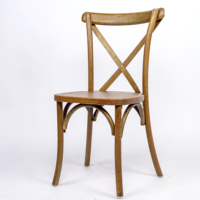 Vente en gros de restaurant chaise de mariage moderne à dossier croisé chaise de salle à manger d'événements chaise d'hôtel X à louer