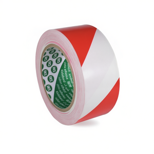 Cinta de Señalización para Pisos de PVC IKS F33 Roja/Blanca de 33 m de Longitud y 50 mm de Ancho para Pisos Deportivos - Product Image 3