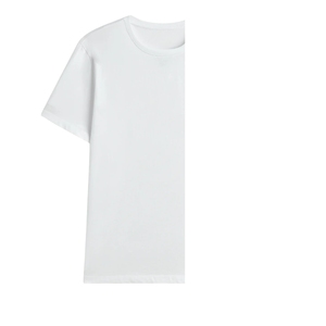 เสื้อยืดแขนสั้นผู้ชายไซส์ใหญ่คุณภาพสูง ปรับแต่งโลโก้ได้ ระบายอากาศดี เป็นมิตรกับสิ่งแวดล้อม สีขาว 220gsm ผ้าฝ้าย 100% - Product Image 2