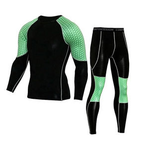 Traje Deportivo de Compresión de Secado Rápido para Entrenamiento y Running, Traje Deportivo de Compresión de Spandex y Poliéster para Gimnasio - Product Image 2