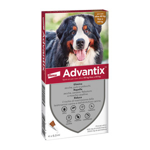 Bayer Advantix 6p. Spot Oncani Kg. 40-60 - Product Image 1