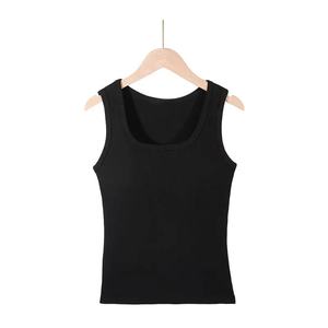 Vente en gros Offres Spéciales Sexy Lady Fashion Summer Contrast Stitch Round Neck Sleeveless Women Tank Top - Product Image 6