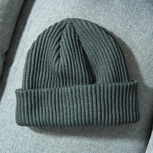 Gorro de Lana Merino 100% para Mujer y Hombre, Gorro de Invierno Cálido, Suave, Tejido, Grueso, Gorro de Punto, Gorro de Esquí - Product Image 2