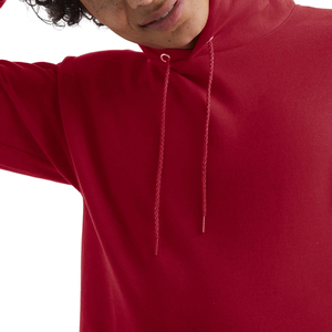 Sweats à capuche unis personnalisés pour hommes 100% coton poids lourd qualité de luxe éponge française surdimensionné Streetwear pulls à capuche pour hommes - Product Image 2