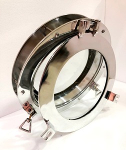 คลองเรือ Porthole หน้าต่างเงินนิกเกิลประตูหน้าต่างกระจก Porthole ตกแต่งบ้าน - Product Image 4