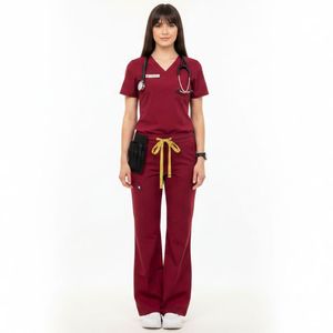 Tenues médicales OEM de haute qualité, ensembles de blouses d'infirmière respirants et confortables, uniformes d'hôpital sur mesure, vente en gros - Product Image 1