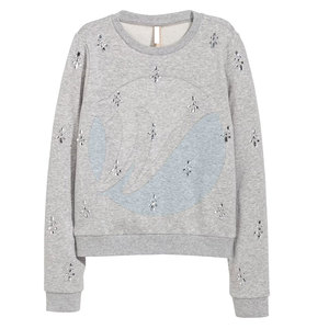 Servicio OEM, venta al por mayor, sudaderas con diamantes de imitación para hombres, sudaderas con diamantes de imitación básicos de etiqueta privada para hombres - Product Image 1