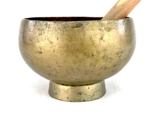 Cuenco para cantar de latón del Himalaya personalizado hecho a mano de la mejor calidad para meditación budista espiritual Material de Metal de madera para uso doméstico - Product Image 4