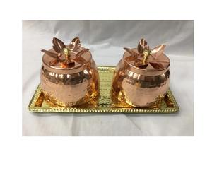 Cuenco de frutas secas de latón con diseño en forma de hoja Aspecto moderno Latón Dorado Brillante Pulido para decorar el hogar - Product Image 6