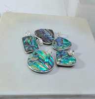 Pendentif en argent sterling 925 serti de pierres précieuses multiples, collier en argent fait main, bijoux artisanaux uniques, style bohème coloré