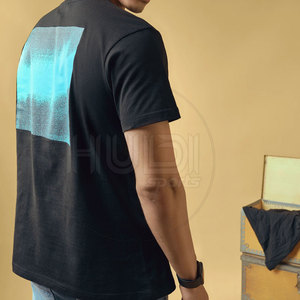 Camisetas Estampadas de Verano para Hombre, Fabricadas en Pakistán, 100% Algodón, Manga Corta, Cuello Redondo, Ajuste Holgado, Transpirables y de Alta Calidad - Product Image 4