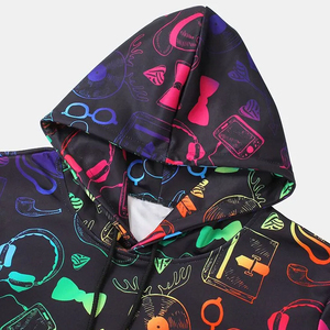 Sudaderas con Capucha para Mujer Jazo Industries, Impresión por Transferencia de Calor, 100% Poliéster, Secado Rápido, Resistentes al Viento y al Agua, para Invierno, Más Vendidas - Product Image 3
