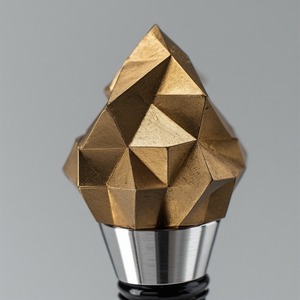 Tapón de botella de vino personalizado Diseño de metal duradero para quitar fácilmente las tapas de corona y las tapas de los tarros Mantiene el vino fresco - Product Image 2