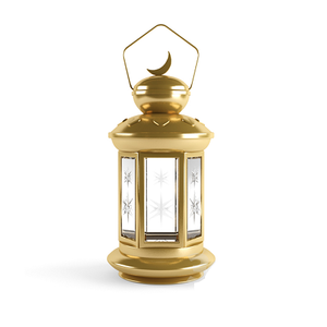 Lanterne suspendue arabe en laiton poli or avec lanterne de forme ronde de la plus grande qualité pour une utilisation intérieure et extérieure - Product Image 1