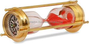 นาฬิกาทรายสะสมทำจากทองเหลืองใช้ใน2024นาฬิกาทรายจับเวลาตั้งโต๊ะสำนักงานในบ้าน - Product Image 3