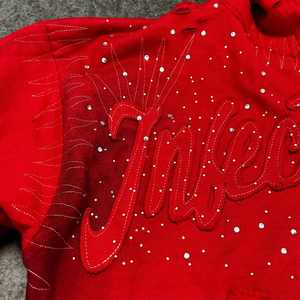 Sudadera con capucha personalizada para hombre Speedy Industry, diseño de decoloración solar lavado con ácido, parche bordado de angustia, forro polar de peso pesado 3D ODM - Product Image 2