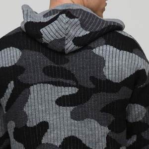 Sudaderas con capucha de camuflaje para hombre con logotipo de punto personalizado al por mayor, sudaderas con capucha de invierno transpirables ecológicas, ropa de calle informal, sudaderas con capucha estampadas para hombre - Product Image 4