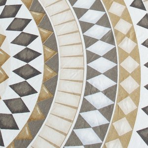 Mesa redonda de mosaico para exteriores de alta calidad, Metal moderno y hierro con tapa de cristal para comedor, banquetes, hoteles, exteriores y pasillos - Product Image 1