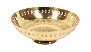 ชามผลไม้ทองเหลืองสำหรับงานแต่งงานดีไซน์ใหม่หรูหรา - Product Image 2