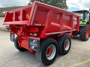 Remolque agrícola hidráulico de 4 ruedas, 3-10 toneladas, remolque agrícola, volquete de 2 ruedas, remolque agrícola de 500Kg de capacidad, volcado de acero a la venta - Product Image 4