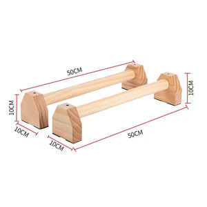 Barres parallèles en bois antidérapantes XLAN, barres <span class=keywords><strong>de</strong></span> pompes, supports pour exercices <span class=keywords><strong>de</strong></span> callisthénie, entraînements <span class=keywords><strong>de</strong></span> force du haut du corps - Product Image 5