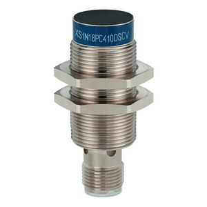 Telemecanique XS1N18PC410DSCV Sensor inductivo M12 Latón Sn5mm 9VDC XS1 para equipos eléctricos M18 L48mm - Product Image 1