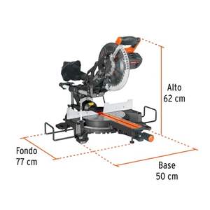 Sierra Ingletadora Telescópica Eléctrica de 10 Pulgadas para Bricolaje e Industrial, para Madera, Metal, Piedra y Revestimientos, con Certificación GS - Product Image 5