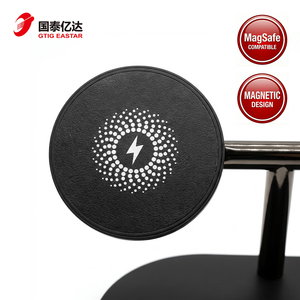 3-इन-1 चुंबकीय वायरलेस चार्जिंग स्टेशन, आईफ़ोन, आईफ़ोन और एयरपॉड्स के लिए 15W फास्ट चार्जर स्टैंड डॉक - Product Image 4