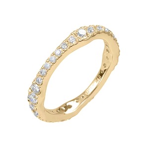 แหวนเพชรทรงกลมประดับเพชรเพาะเลี้ยงคุณภาพพรีเมียม 14K ทองคำแท้ F-VS2 ตัวเรือนแบบหนามเตย สำหรับคนรักเครื่องประดับ - Product Image 2