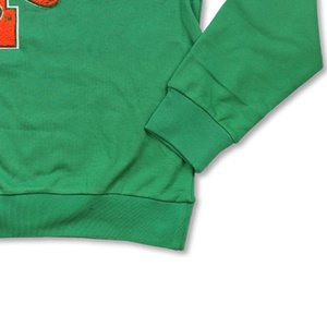 Sweatshirts unisexes en coton molletonné de haute qualité Patch en chenille brodé personnalisé Applique universitaire surdimensionnée Automne - Product Image 5