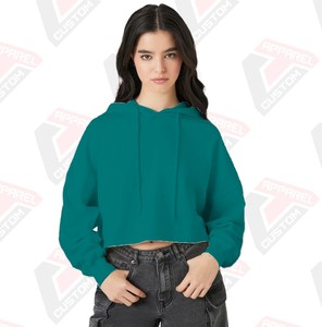 เสื้อฮู้ดรุ่นสั้นของผู้ชายผ้าฝ้าย100% สำหรับฤดูหนาวปักลายประดับด้วยลูกปัดพิมพ์ลายดิจิตอลย้อมสีเรียบ - Product Image 1