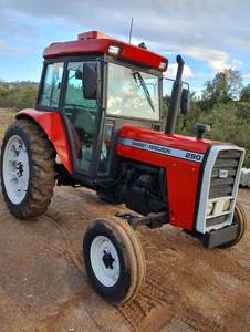Tracteur agricole Massey Ferguson 290 d'occasion avec moteur de 100 ch, équipement et outils agricoles à vendre - Product Image 3
