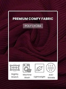 Jupe-short en velours côtelé taille mi-haute pour femme, couleur unie, boutonnée sur le devant, style décontracté, coupe régulière, tissu tricoté 100% coton, motif floral, fourrure - Product Image 5