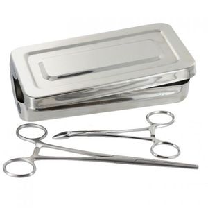ชุดอุปกรณ์ทำแผลสำหรับผ่าตัดขนาดเล็กพื้นฐาน13ชิ้นชุดแต่งตัวสแตนเลสใช้ด้วยมือในโรงพยาบาล - Product Image 5