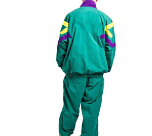 Nouvelle Collection 2026 – Ensemble Survêtement Homme Hiver : Veste Coupe-Vent Zippée en Nylon et Polyester avec Empiècements, Style Streetwear, Grandes Tailles - Product Image 2