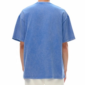 เสื้อยืดคอตตอน 100% ทรงวินเทจ แบบย้อมสีเอซิด  ขนาดโอเวอร์ไซส์ คอกลม  รักษ์โลก ระบายอากาศได้ดี  แบบยูนิเซ็กซ์  น้ำหนัก 230 กรัม  ผ้าถัก  ดีไซน์เรียบง่าย - Product Image 2