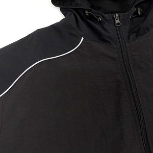 Reflective Strip Zip-Up <b>Jacket</b> Tracksuit Spring Unisex Sweatpants Hoodie Set Custom Printed Design Oversized Streetwear - Product Image 3