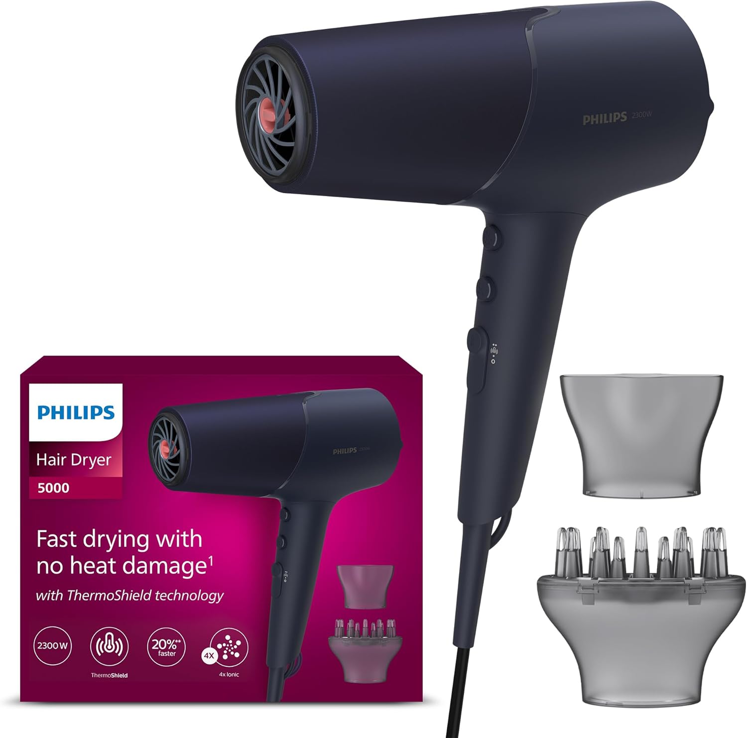 Philips Hair Philips Thermoprotect 2200w Ionic Diffuser Philips