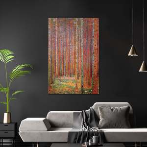 Gustav Klimt Paper <b>Poster</b> 'Fir Forest' for Wall Decor - Product Image 3
