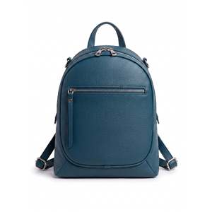 Zaino Strutturato in Vera Pelle Dollaro e Coccodrillo - Made in Italy - Art. 26088 - Product Image 1