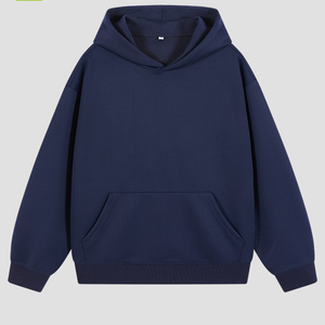 Sweat-shirt décontracté à capuche en flanelle personnalisé de haute qualité avec poches Sherpa Fleece Hoodies - Product Image 3