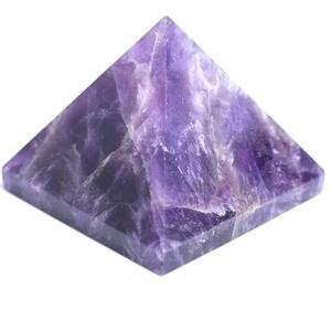 Pyramide d'améthyste de super qualité Vente en gros Agate de cristal de guérison naturelle Pierres précieuses Pyramides d'améthyste à vendre - Product Image 2