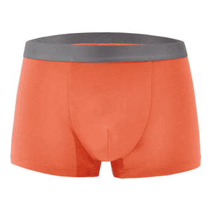 Slips et boxers taille haute pour hommes personnalisés en usine motif d'impression de couleur unie en coton sans couture respirant taille haute - Product Image 3