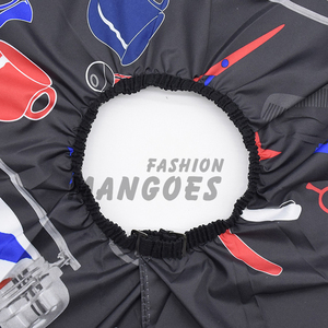 Capa de peluquero con patrón de corte de pelo, impermeable, profesional, Retro - Product Image 3