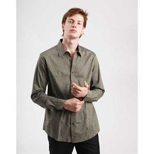 Camicia fantasia da uomo Slim Fit a maniche lunghe - Product Image 1