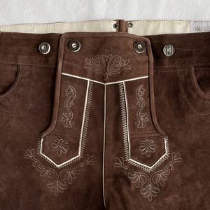 Lederhosen บาวาเรียใส่ kneibund lederhosen Bavarian lederhosen สำหรับผู้ชาย - Product Image 6