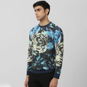 Precio barato sudaderas de algodón de manga larga para hombres pulóver Sudadera de cuello redondo en blanco sudadera con logotipo personalizado para hombres - Product Image 2