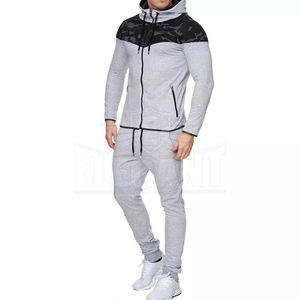 Conjunto de chándales personalizados de talla grande para hombre de alta calidad, entrenamiento físico ecológico, traje de jogging al por mayor de Elegant Sports - Product Image 1