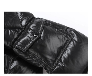 Chaqueta Acolchada Corta de Invierno, Impermeable, Transpirable, de Punto Personalizado, Rellena de Poliéster, para Mujer, Manga Larga - Product Image 5